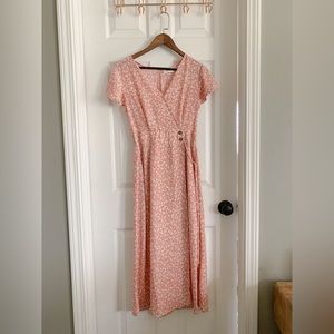 Lightweight Front Wrap Maxi Dress